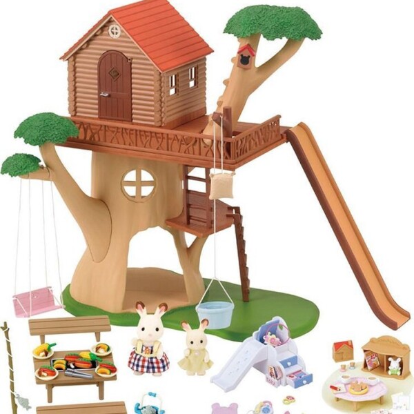 Sylvanian Families Casa Del Arbol Con Accesorios Y Muebles Sylvanian Families Casa Del Arbol Con Accesorios Y Muebles