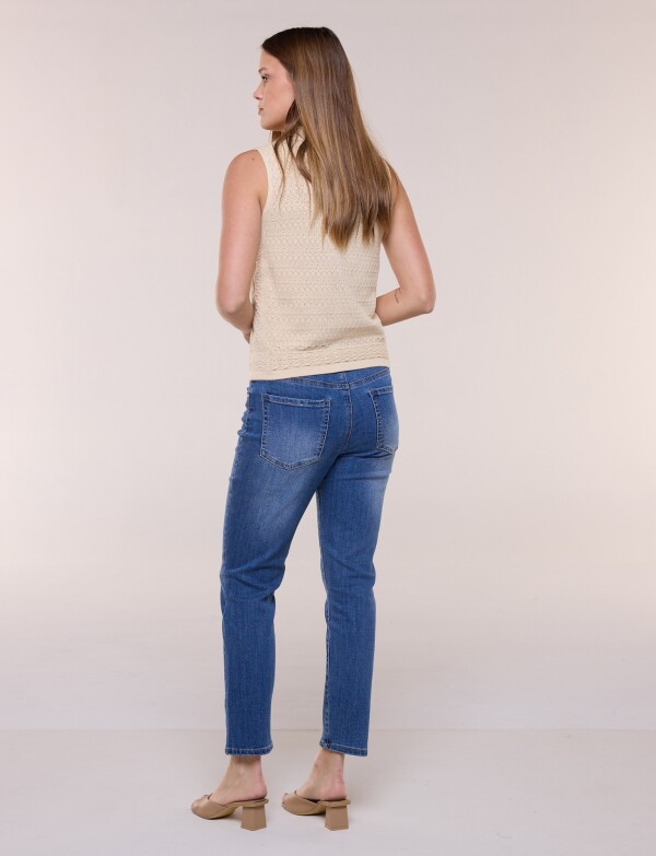 Musculosa Tejida BEIGE