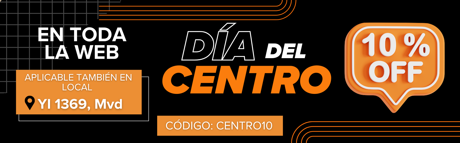 Dia del centro 10%OFF