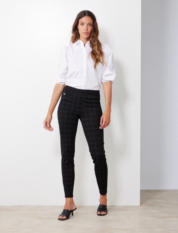 Pantalon Cuadros NEGRO/BLANCO