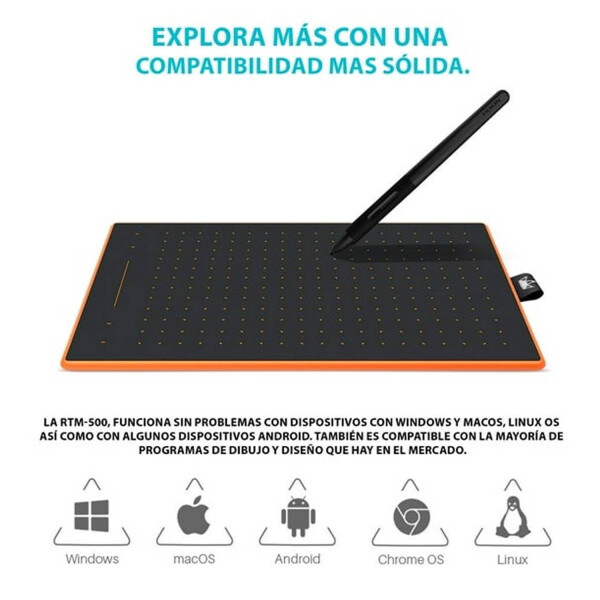 Tablet Digitalizadora Huion Rtm 500 Lápiz TABLETA DIGITALIZADORA HUION RTM-500 NAR