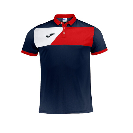 Remera Joma de Hombre - POLO CREW II - 100679306 MARINO/ROJO
