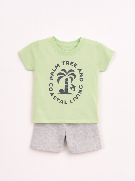 CONJUNTO REMERA + SHORT GUIU VERDE