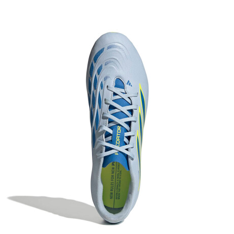 Championes Unisex Adidas Predator Club Fg/Mg Celeste - Amarillo