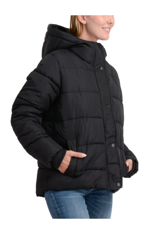 Campera O'Neill Puffer Plush Negro