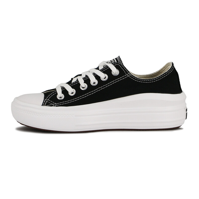 Championes Converse Move Ox Mujer Negro-Blanco