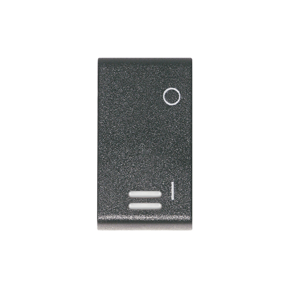 Módulo llave bipolar grafito luminoso -Duomo Flat ELE01142