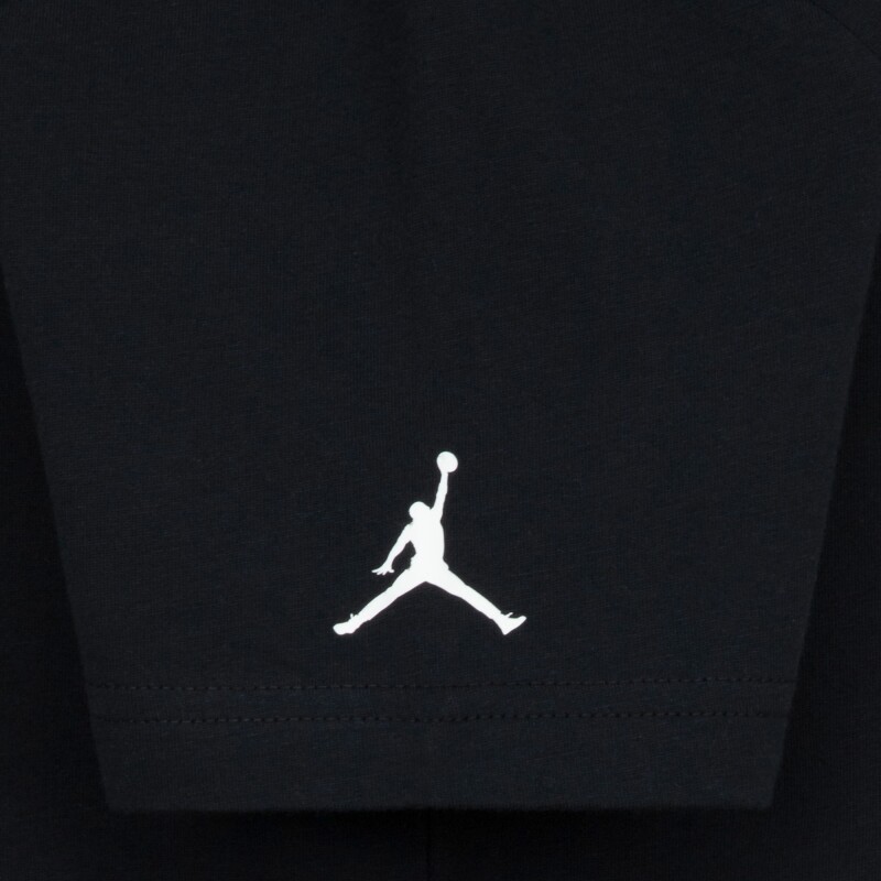 Camiseta Air Jordan Dots de Niño Negro