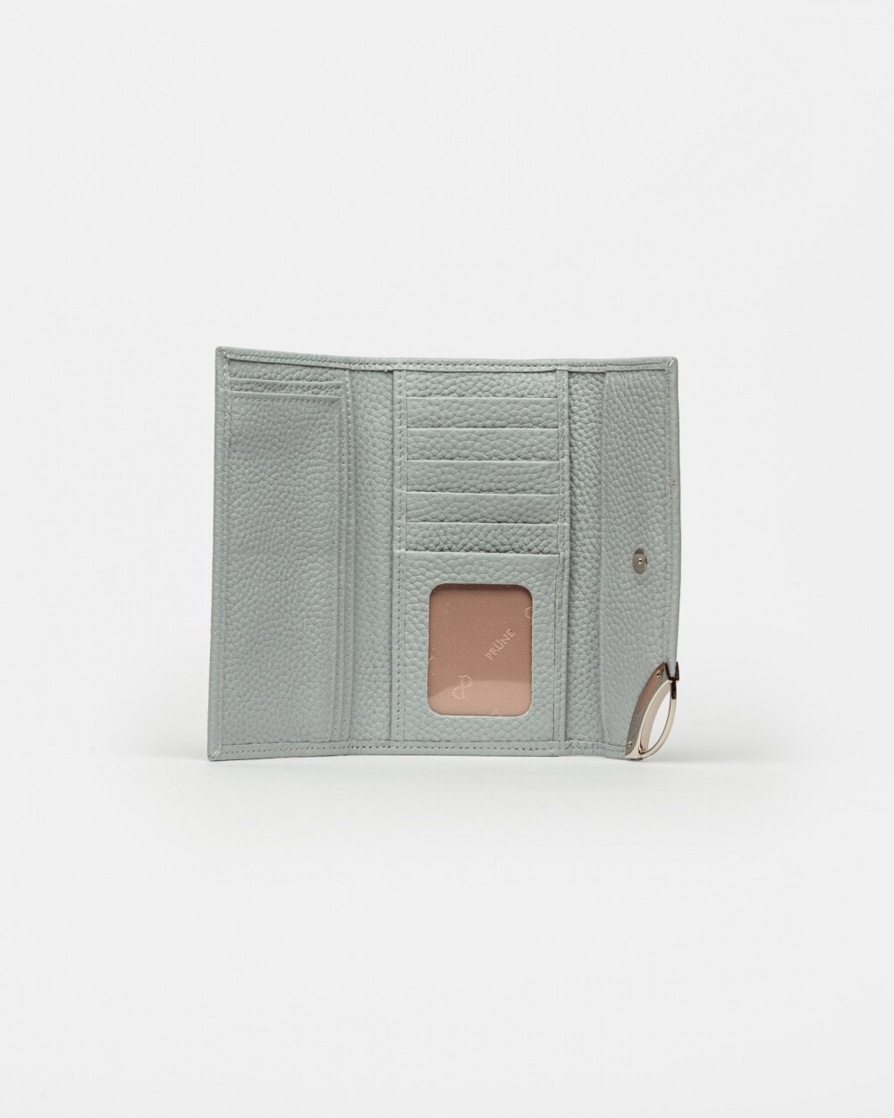 Billetera Katy En Cuero Graneado Cloudy