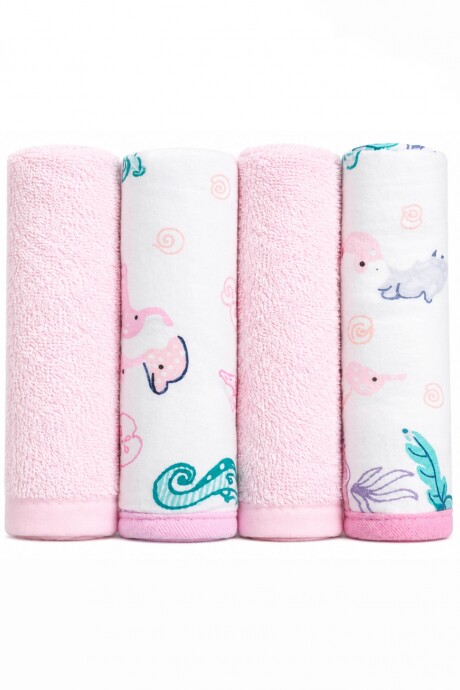 4 Pcs Babitas Rosado