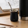 Mate Comet Amalfi 160 ml Acero Inoxidable Negro