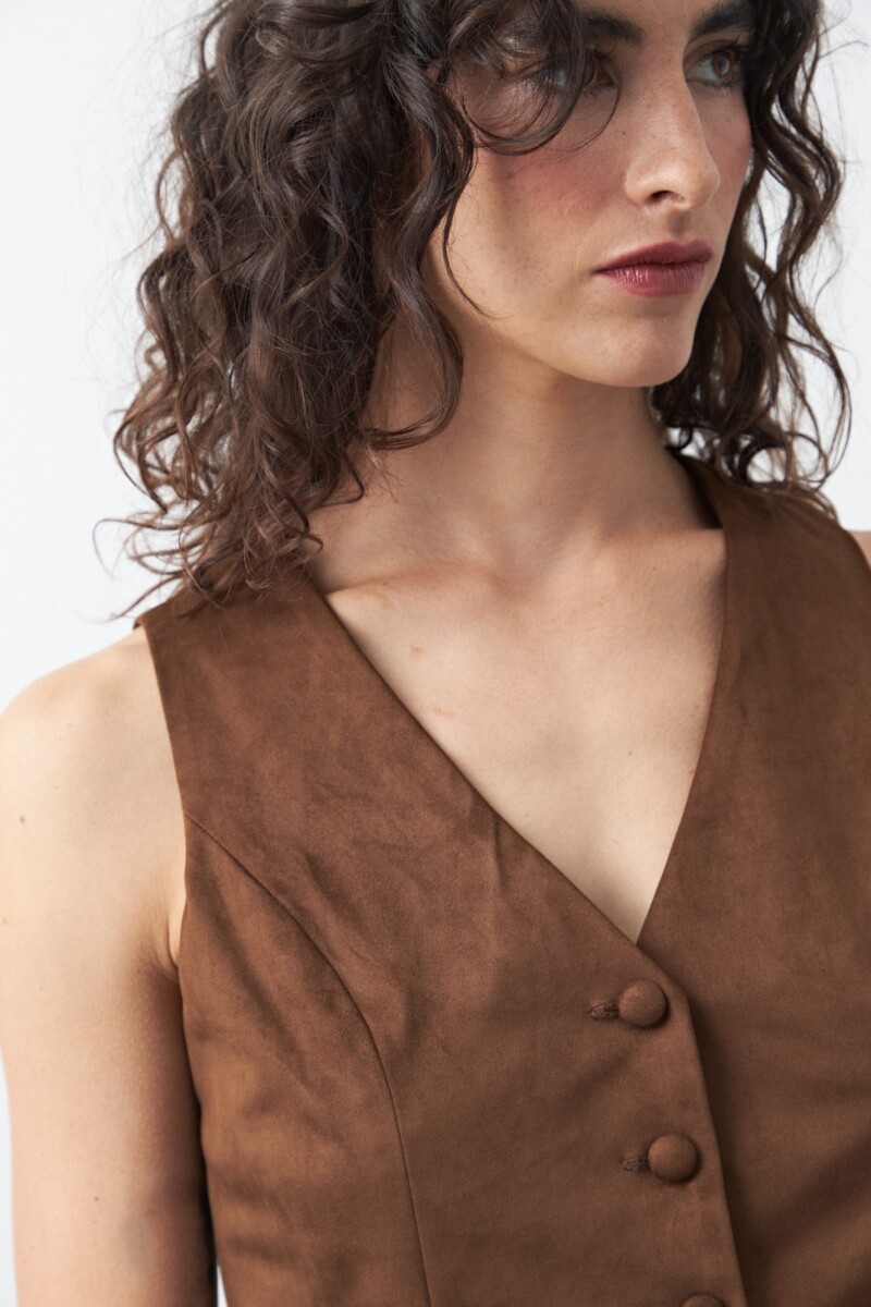 CHALECO ERINE Marron