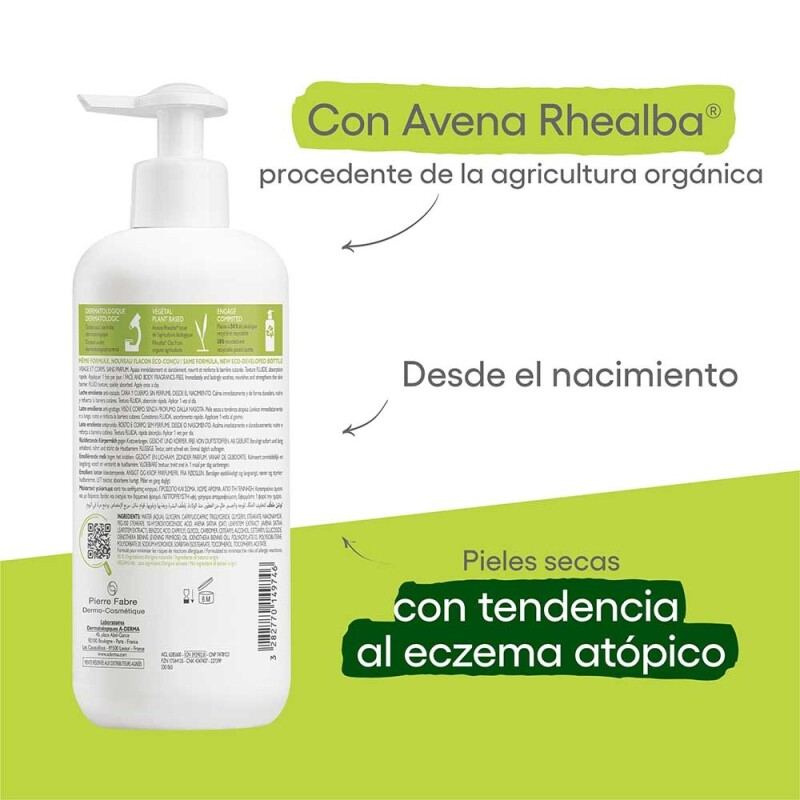 Aderma Exomega Leche 400 Ml. Aderma Exomega Leche 400 Ml.