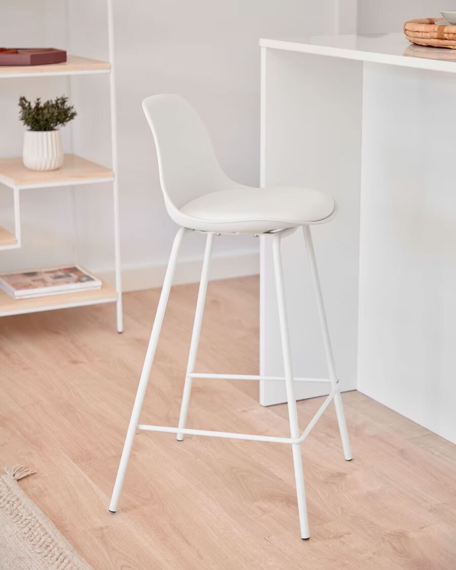 Taburete Brighter blanco altura 65 cm Taburete Brighter blanco altura 65 cm