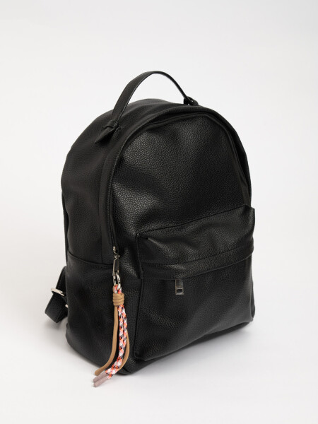 Mochila con llavero Negro