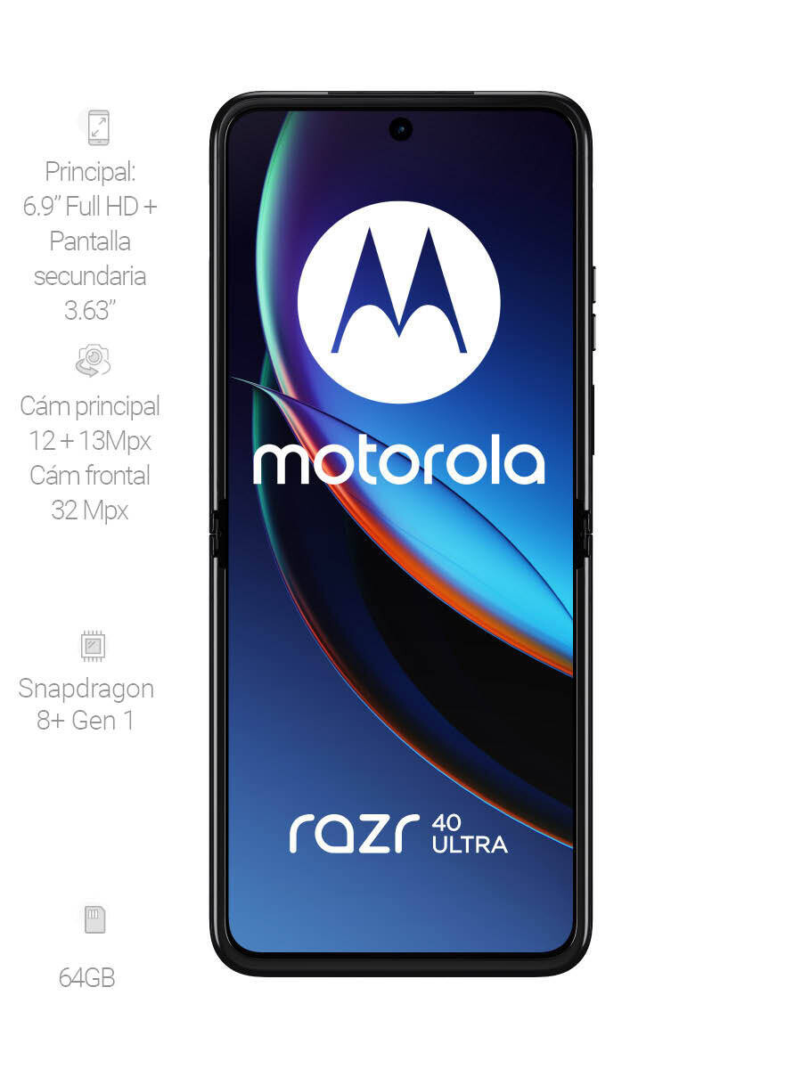Motorola Razr 40 Ultra 256GB Negro 