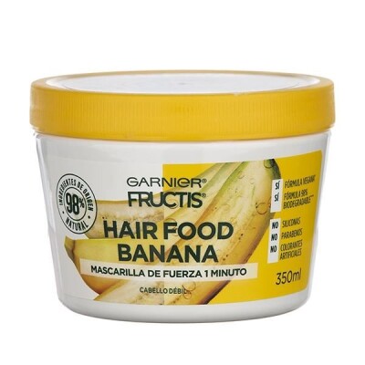 Mascarilla De Fuerza Fructis Hair Food Banana 350 Ml. Mascarilla De Fuerza Fructis Hair Food Banana 350 Ml.