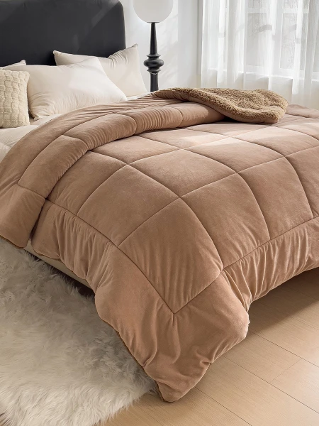 ACOLCHADO VELVET SHERPA BEIGE
