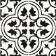 PORCELANATO 45X45 CUADRADO MEDIANO MATE NEGRO PRECORTE 000