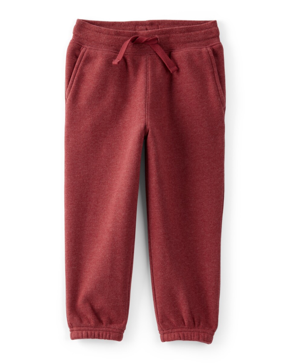 Pantalón de algodón, rojo. Talles 2-5T 