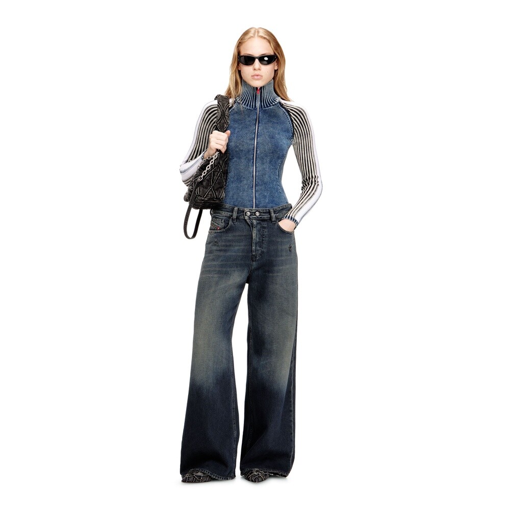 Jeans Urbano Para Mujer Relaxed Jeans - 1996 D-Sire Azul oscuro
