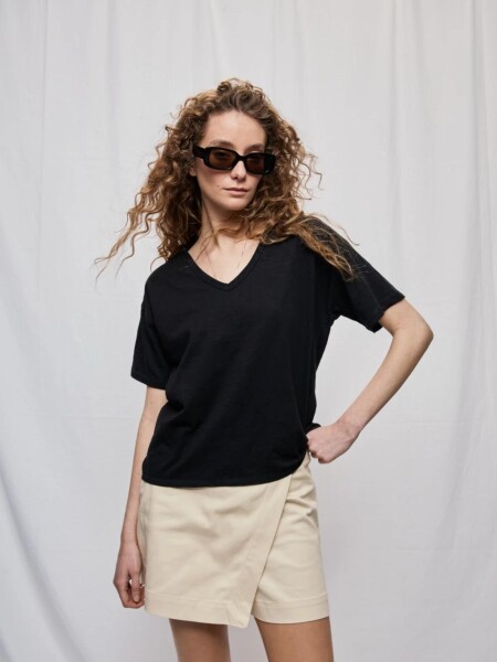 T-SHIRT D.CASSIN HARRY M.C ESC.V NEGRO