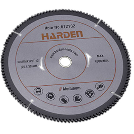 DISCO DE SIERRA PARA ALUMINIO 12 305MMX120TOOTH T.C.T PRO HARDEN Sin color