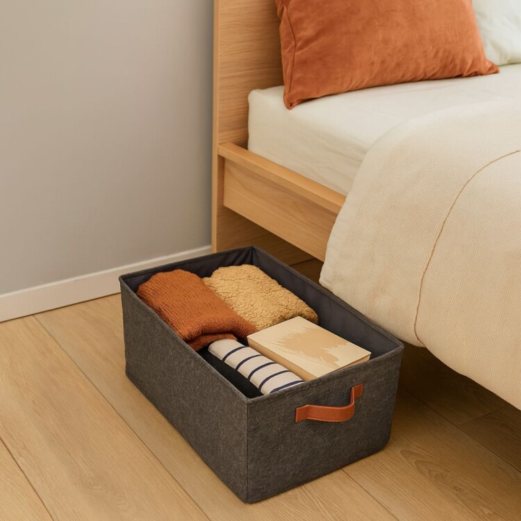 Caja Organizadora Plegable Tnt Con VIsor 47x28x20Cm Caja Organizadora Plegable Tnt Con VIsor 47x28x20Cm