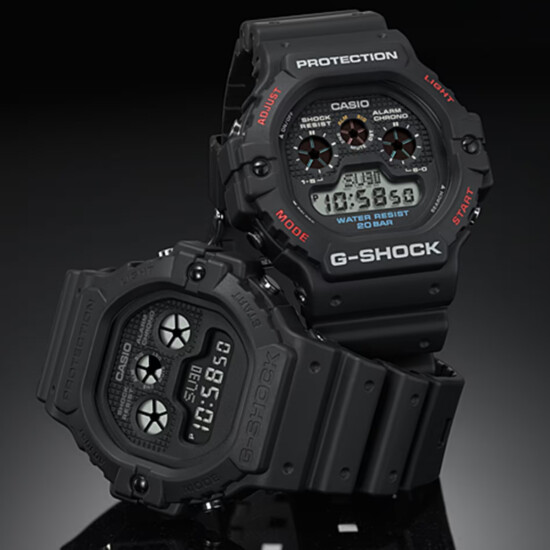Reloj CASIO G-SHOCK DW5900U-1DR Resina Negro Esfera 46mm 0