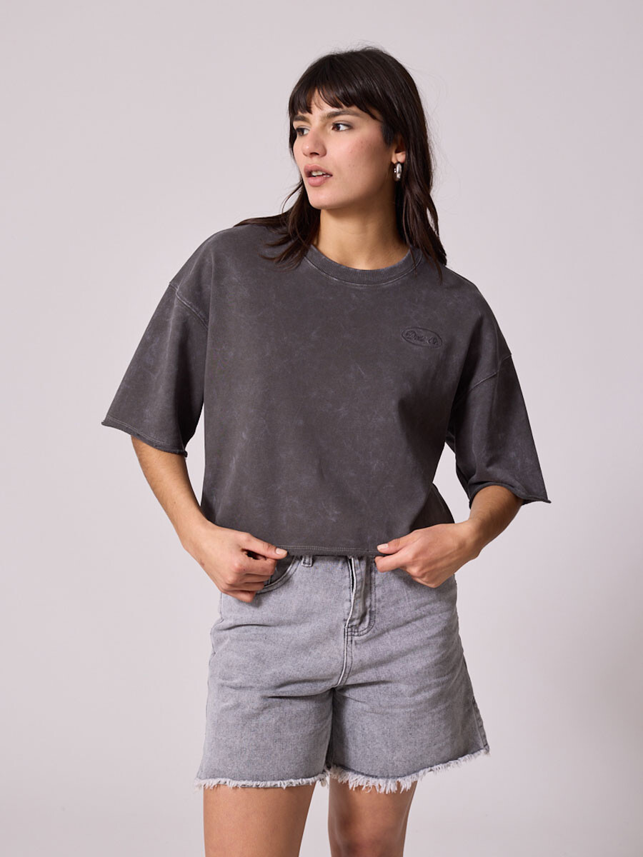 T-SHIRT INNA DIXIE Gris Oscuro