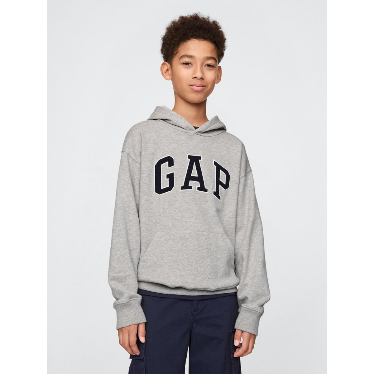 V-FRCH FT BAS HERITAGE LOGO PO - LIGHT HEATHER GREY B08 