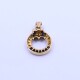 Dije oro 18k con zafiros y brillantes. Dije oro 18k con zafiros y brillantes.