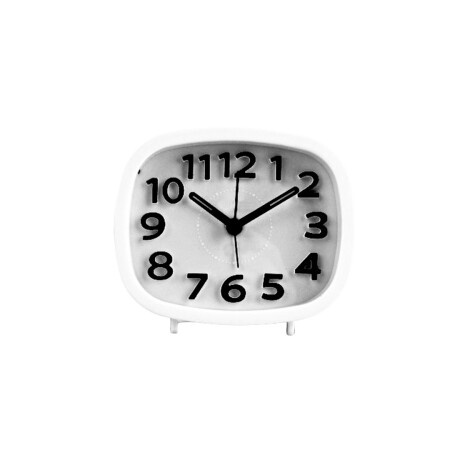 RELOJ DESPERTADOR OVALADO MULTICOLOR