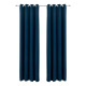 Cortinas Blackout 2 Paños 220cm X 140cm Satinado Calidad Azul