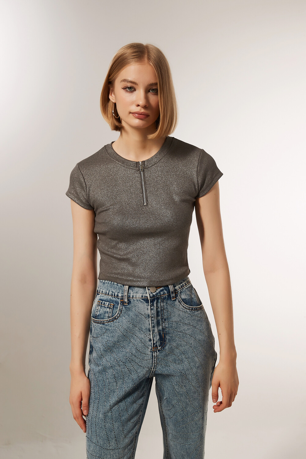 Tops Xara Gris Oscuro