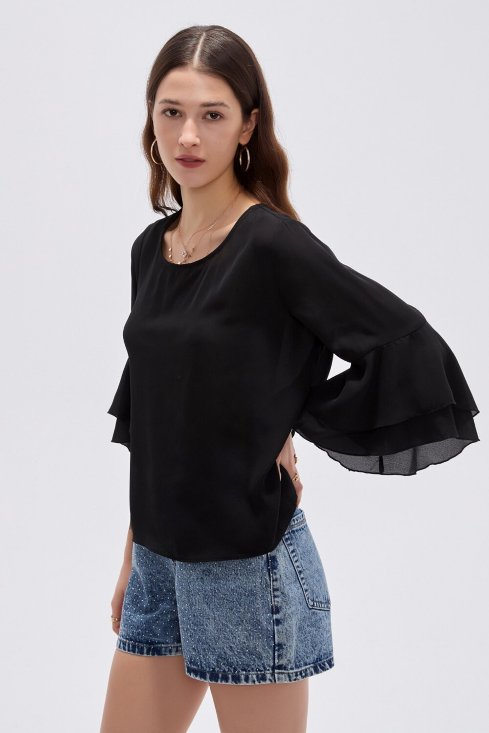 Blusa Kelvar Negro