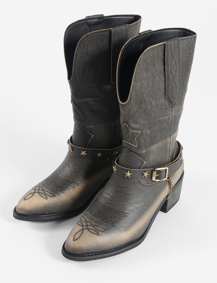 Botas tejanas Oleaje - marrón 