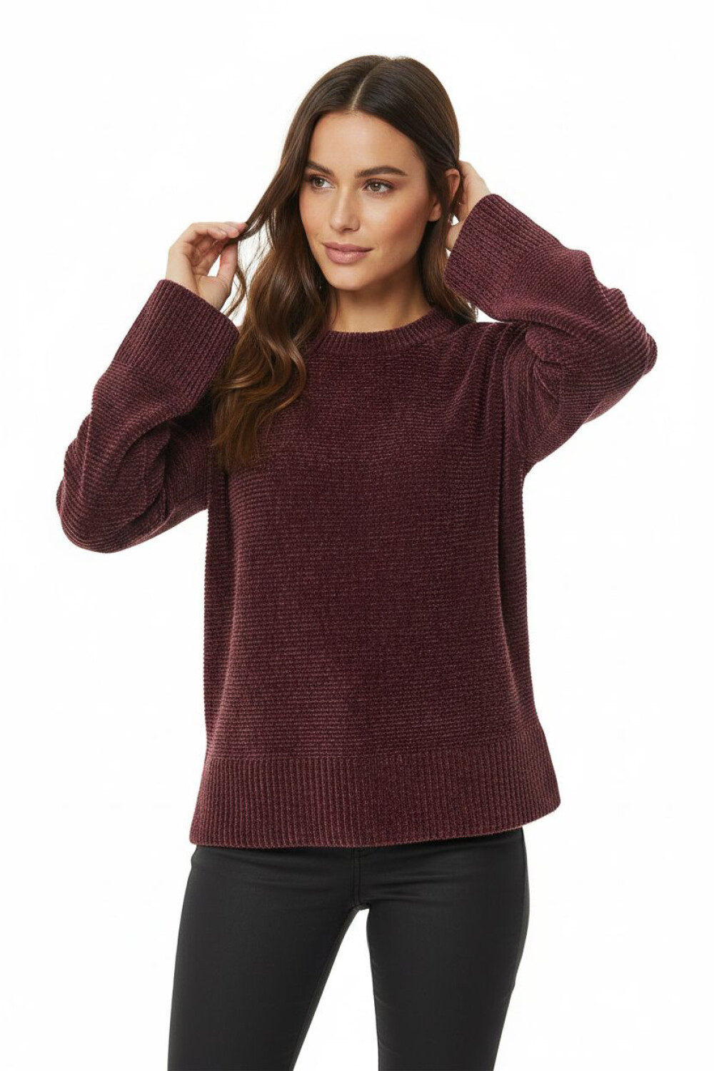 Sweater Brithos Cereza Oscuro