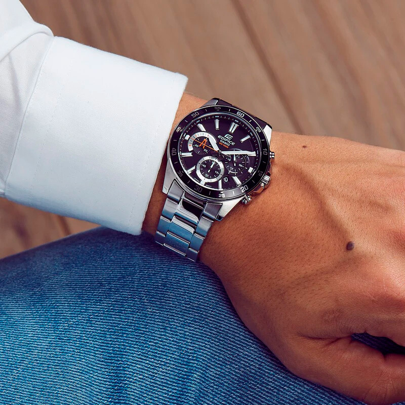 Reloj Edifice Casio Acero Inoxidable Hombre EFV-570D-1AV Reloj Edifice Casio Acero Inoxidable Hombre EFV-570D-1AV