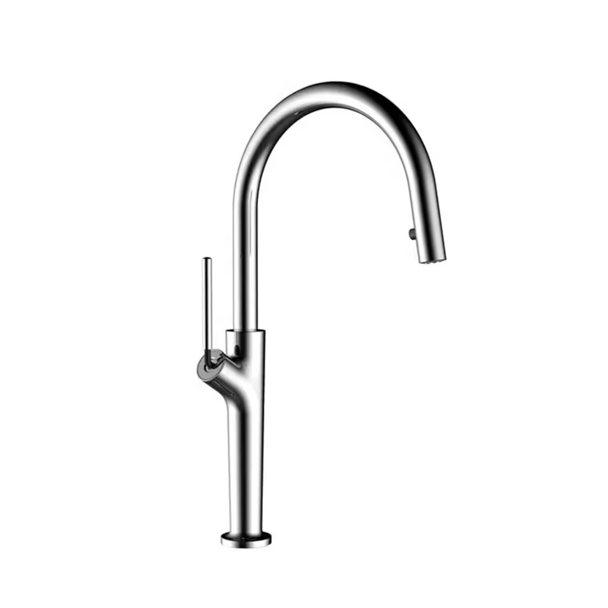 Grifería De Cocina Monocomando De Mesada Extensible Cromo Brillante 