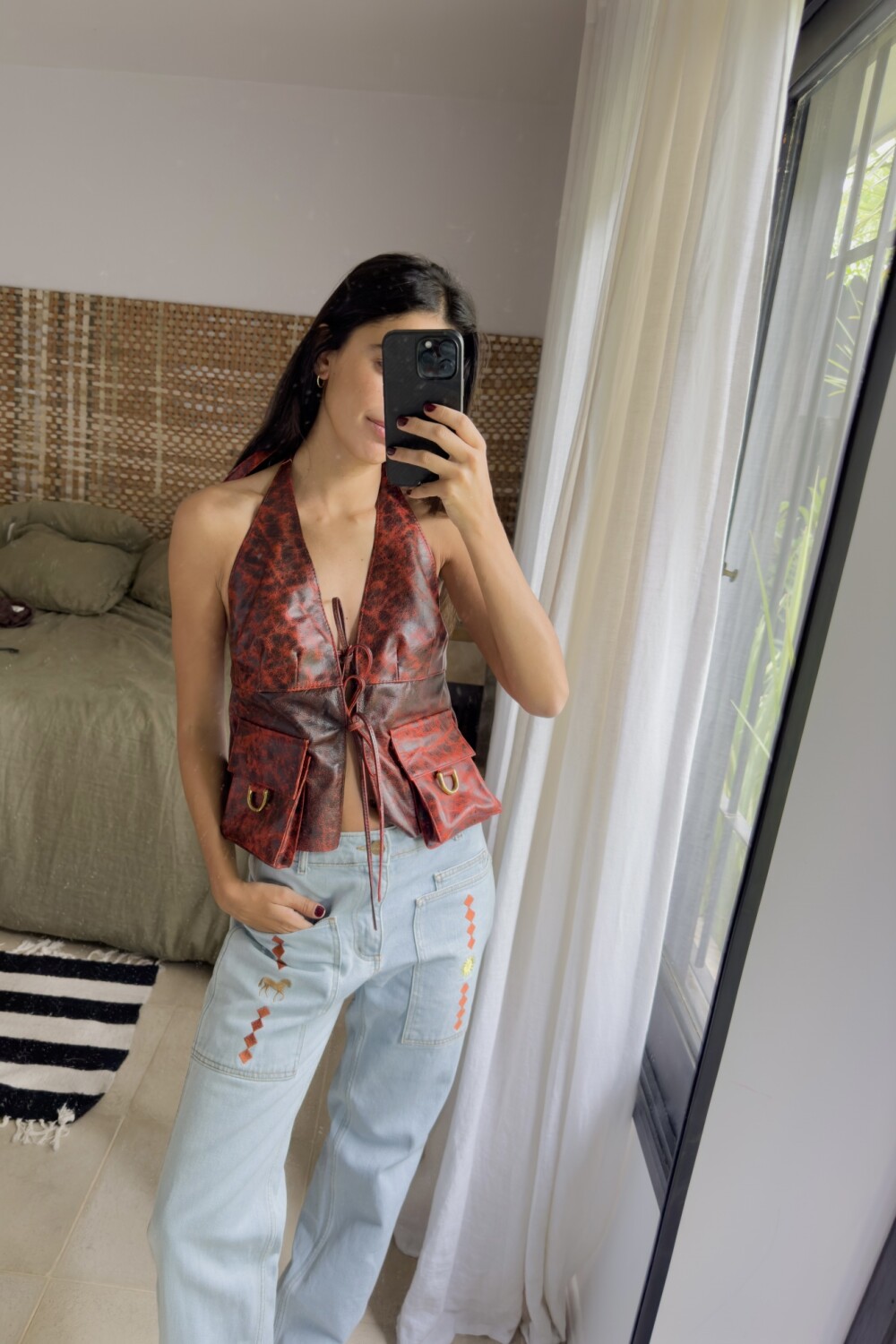 Pocket Vest óxido Rojo