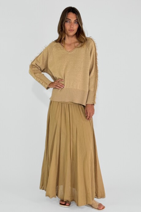 POLLERA BRENTA Camel