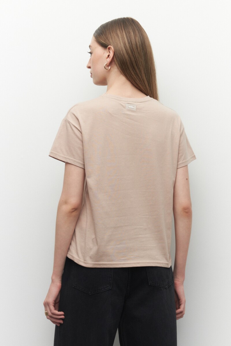 REMERA COWGIRL Beige