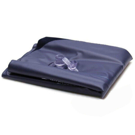 Set 2 Almohadas Inflables Forradas P/ Colchón Camping Azul 2