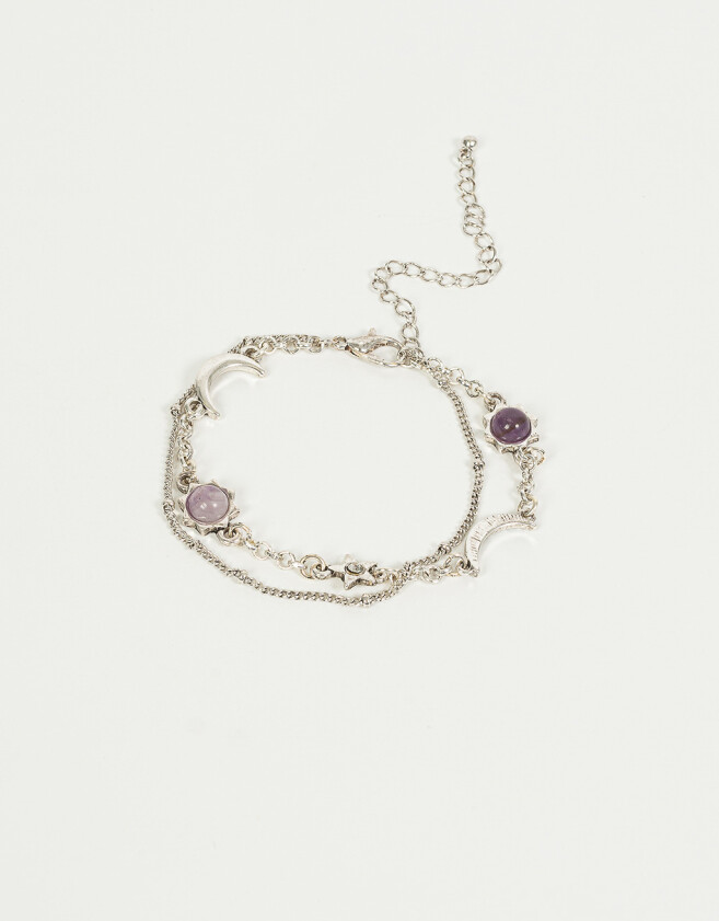 Pulseras Flexibles Bañada en Plata Pulsera Bañada En Plata - Plateado