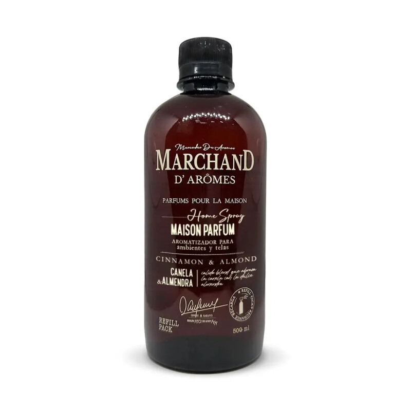 Refill Home Spray Marchand 500ml Canela & Almendras