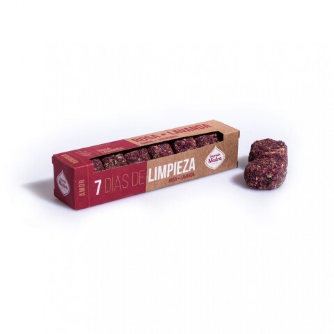 Pastillas Limpieza 7 días - rosa y lavanda Sagrada Madre 7 Dias De Limpieza Rosa Y Lava