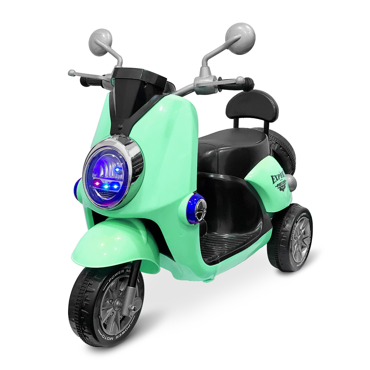 Triciclo Eléctrico Infantil Moto Para Niños A Batería - Verde 