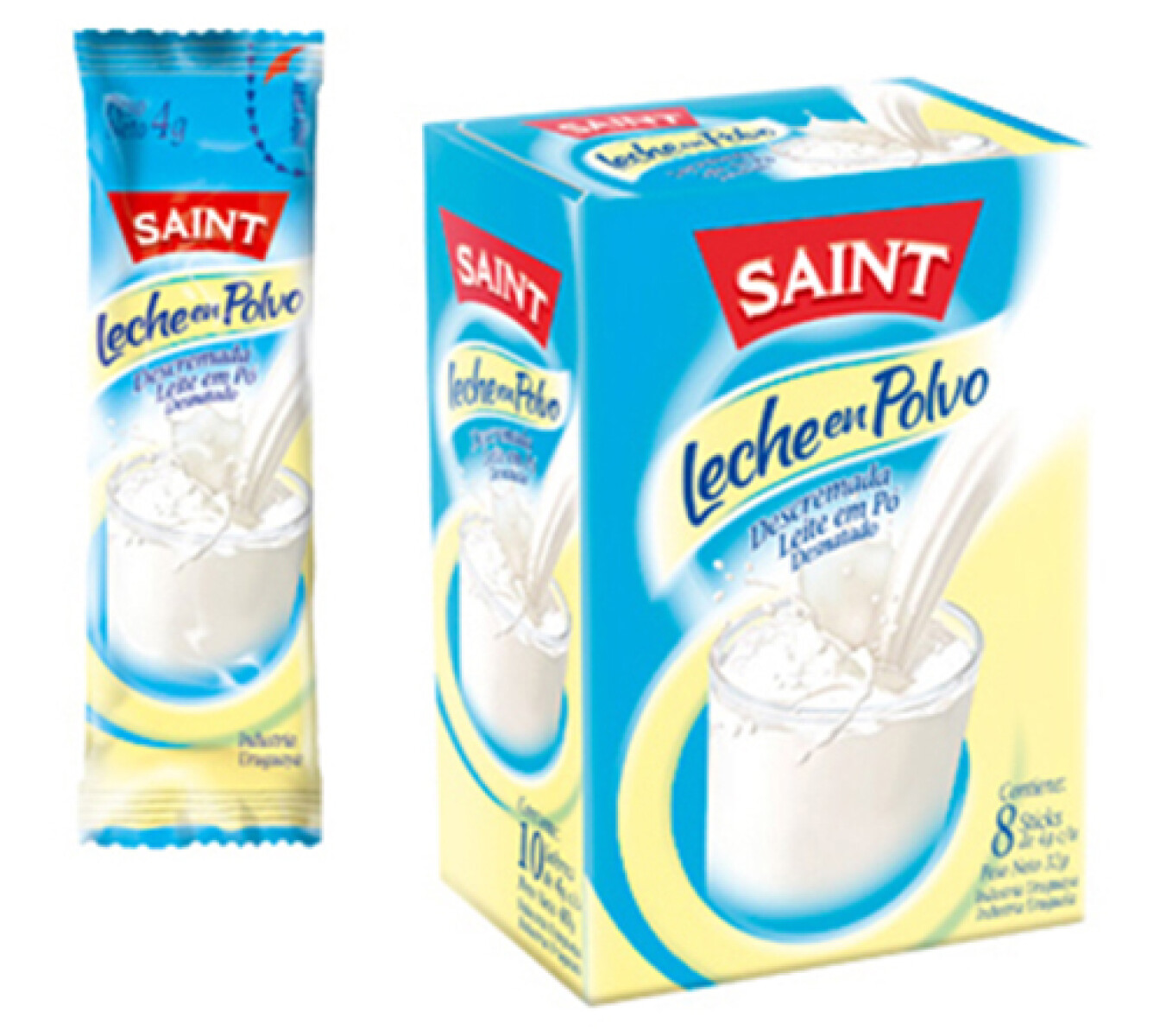 LECHE EN POLVO SAINT DESCREM STICK X 8 UN - N/A 