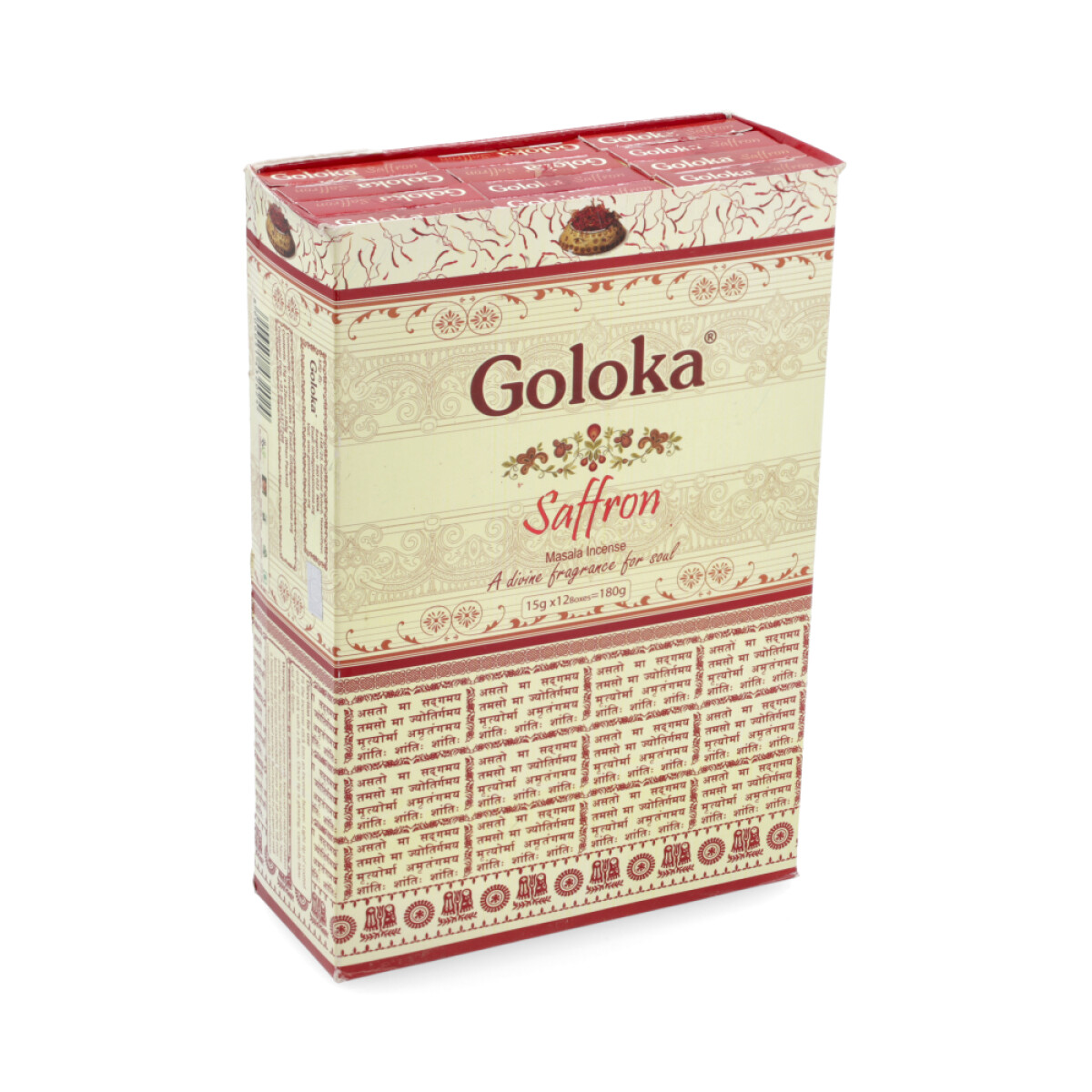 INCIENSO GOLOKA CAJA X12 - Saffron 